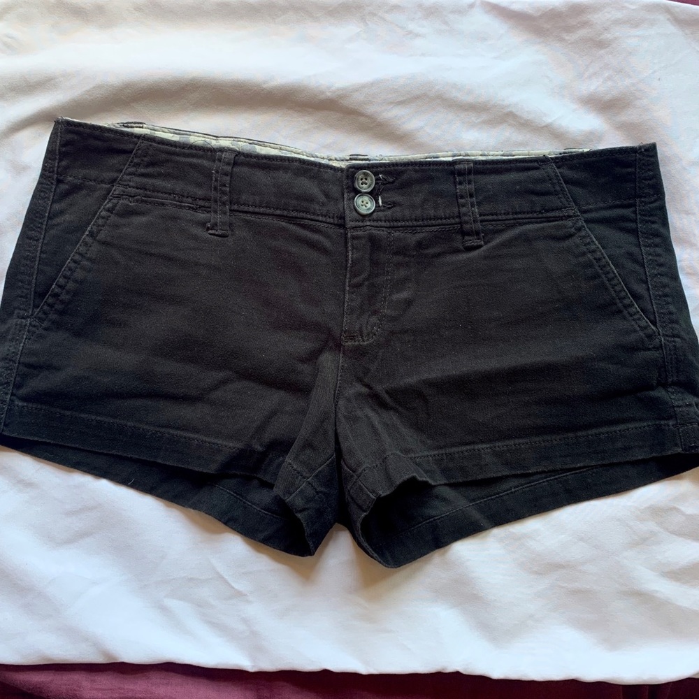 American Eagle Black Cute Black Shorts - 4